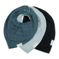 Gallery viewerに画像を読み込む, Organic Cotton Bandana Bibs - Set of 3
