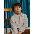 Gallery viewerに画像を読み込む, Gingersnaps Stefano French Terry Polo Pullover with Chest Dachshund Embroidery