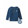 Gallery viewerに画像を読み込む, Gingersnaps Geraldine Ribbed Tee with Collar and Embroidered Love Applique