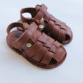 Gallery viewerに画像を読み込む, PèPè レザーサンダル|Woven Leather Sandals #01250