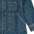 Gallery viewerに画像を読み込む, ORGANIC JEANS JACKET INDIGO BLUE