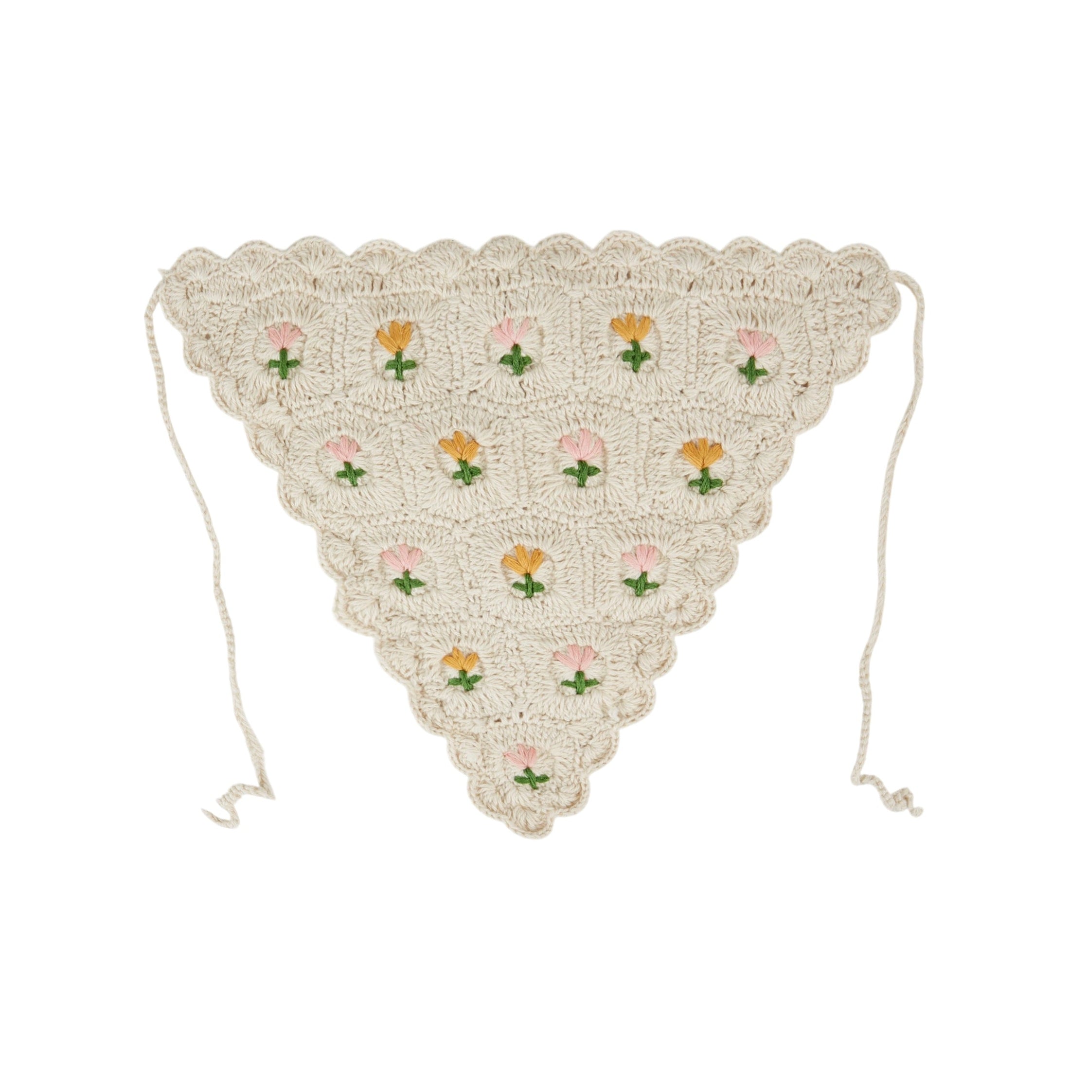 TULIPS CROCHET FICHU