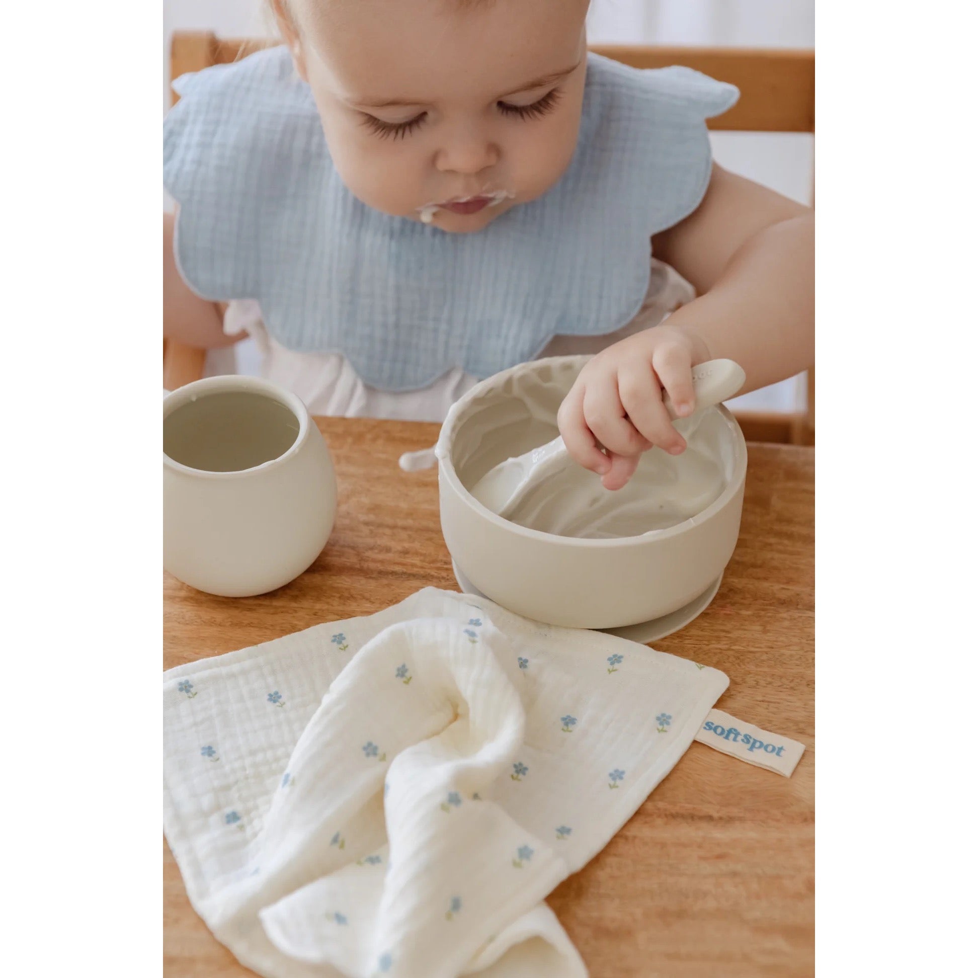 Soft Spot Soft Petal Bibs (Set of 3)