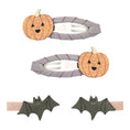 Gallery viewerに画像を読み込む, Pumpkin & bat clip set
