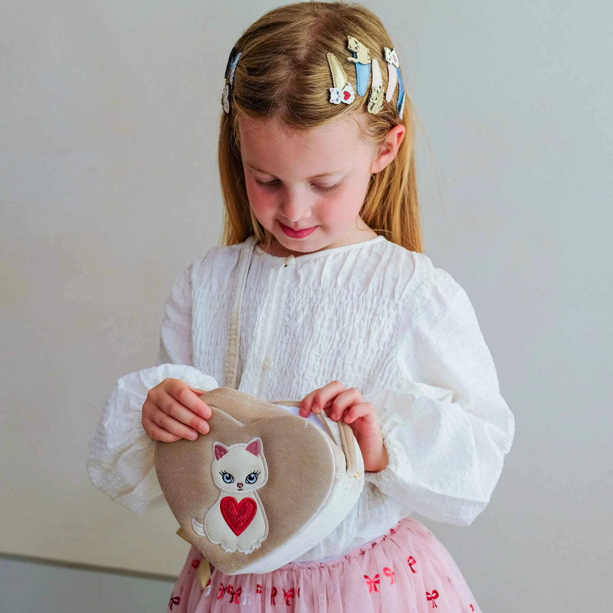 MIMI&LULA Kitty heart bag