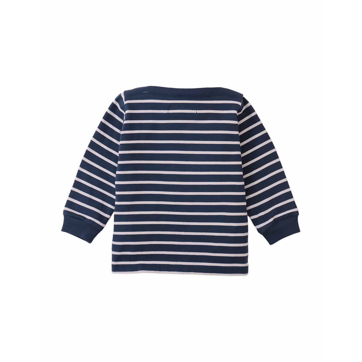 Gingersnaps Seth Striped Boat- Neck Tee