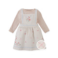 Gallery viewerに画像を読み込む, Gingersnaps Vera Cross-Stitch Embroidered Pinafore Dress and Inner Tee Set
