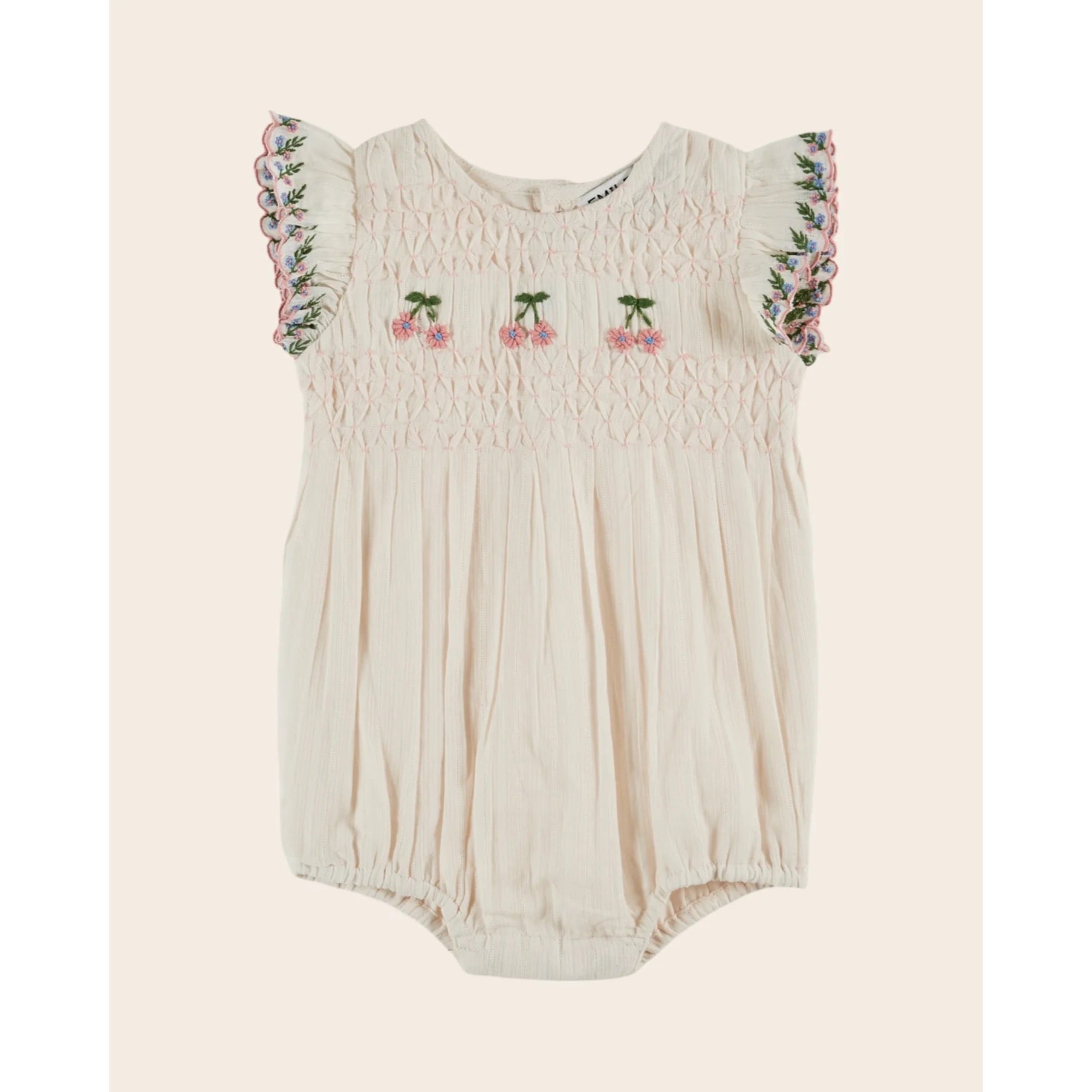 HAND SMOCK EMBROIDERED COMBIBLOOMER