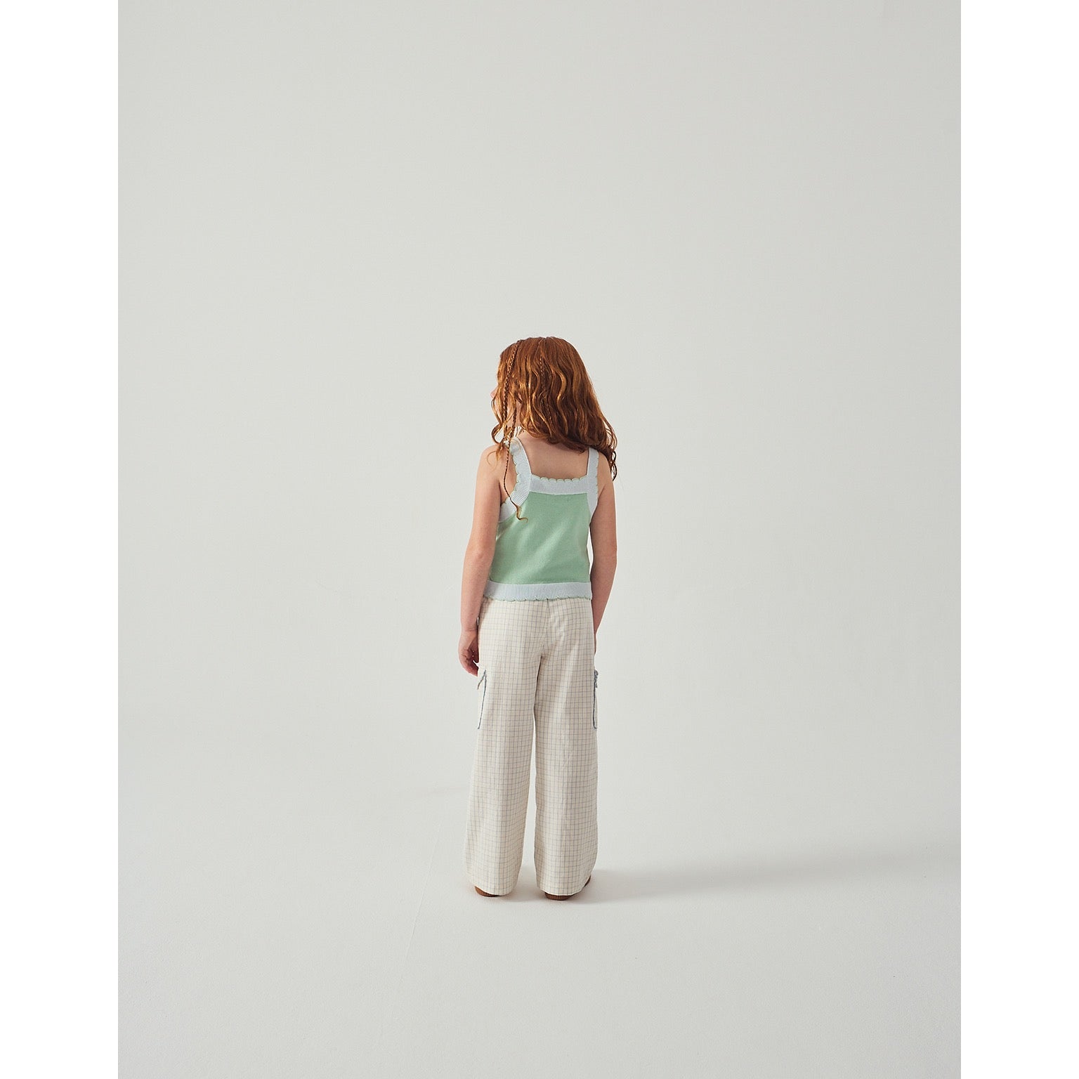 Gingersnaps Gabriella Top with Cross-Stitch Embroidery & Scalloped Edges