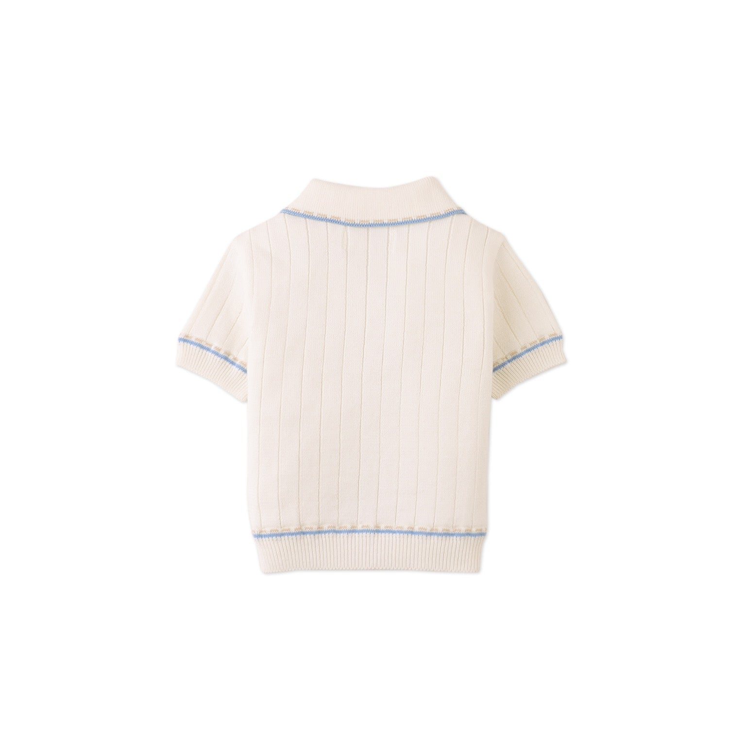 Baby Reiner Polo Shirt with Striped Tipping Accents