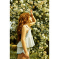 Gallery viewerに画像を読み込む, Gingersnaps Isabel Ruffled Striped Apron Top with Tie Straps & Ruffled Shorts
