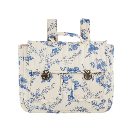 QUILTED BINDER ORCHID BLUE