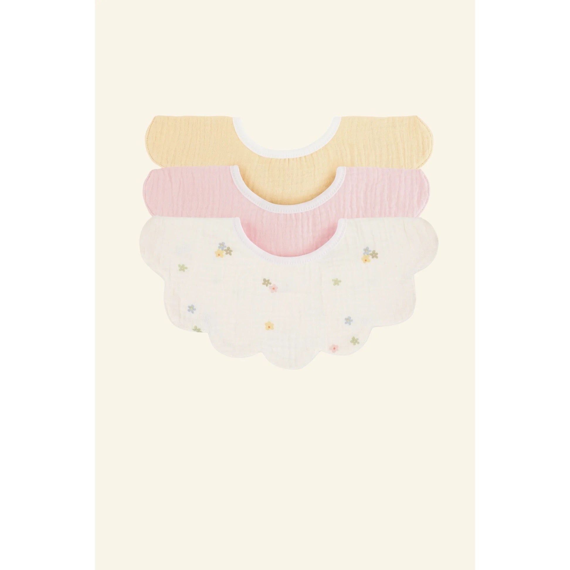 Soft Spot Soft Petal Bibs (Set of 3)