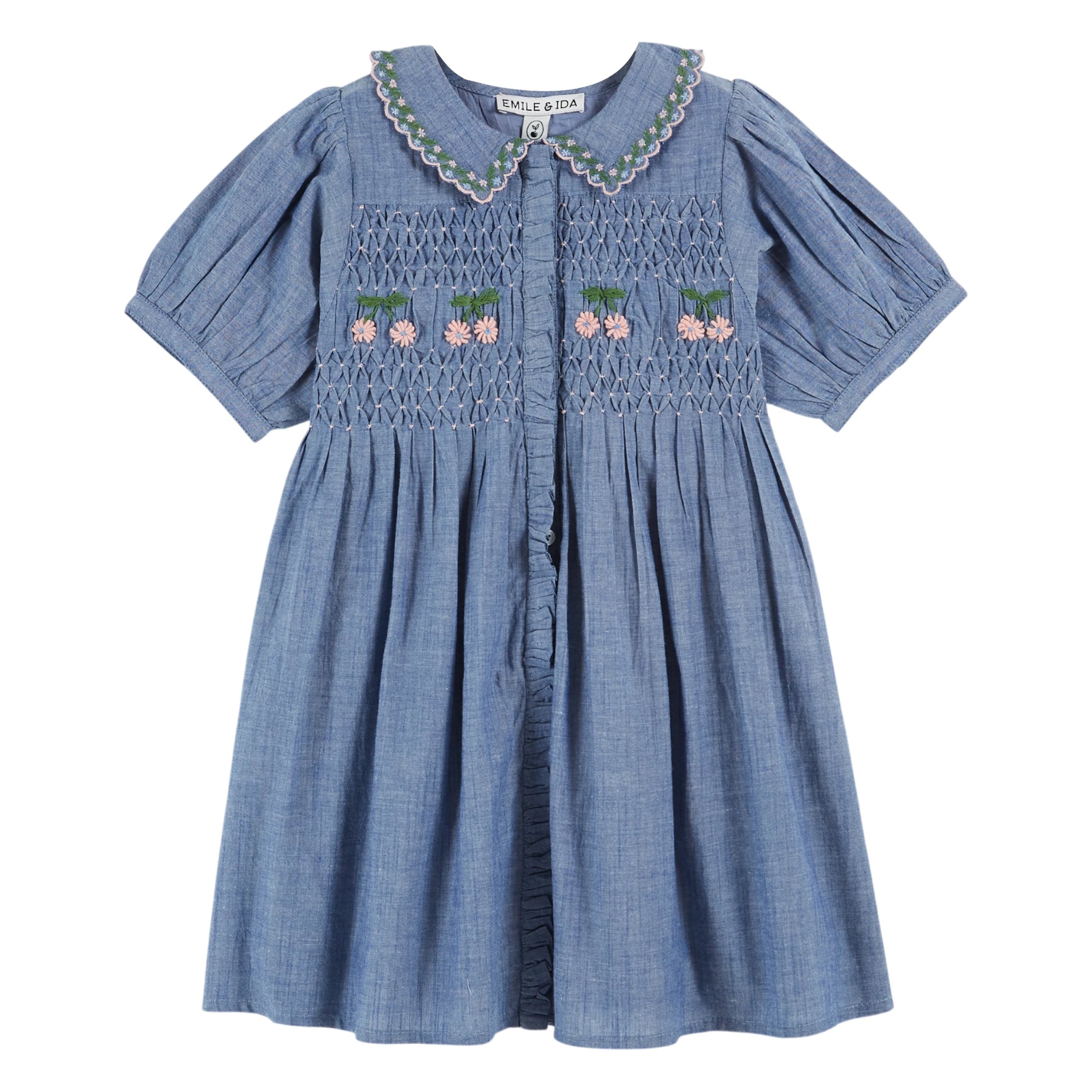HAND SMOCK EMBROIDERY DRESS