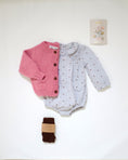 Gallery viewerに画像を読み込む, SMOCKED HEARTS GREY ROMPER
