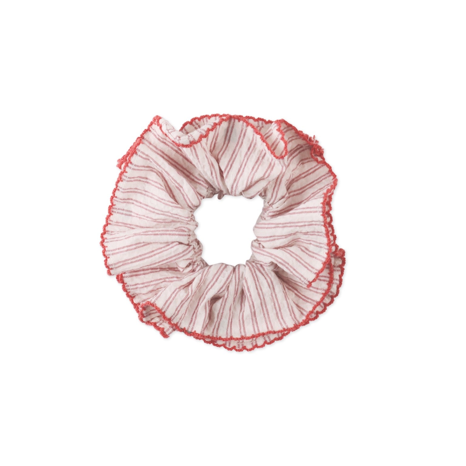 Rue Scrunchies With Picoting Edges