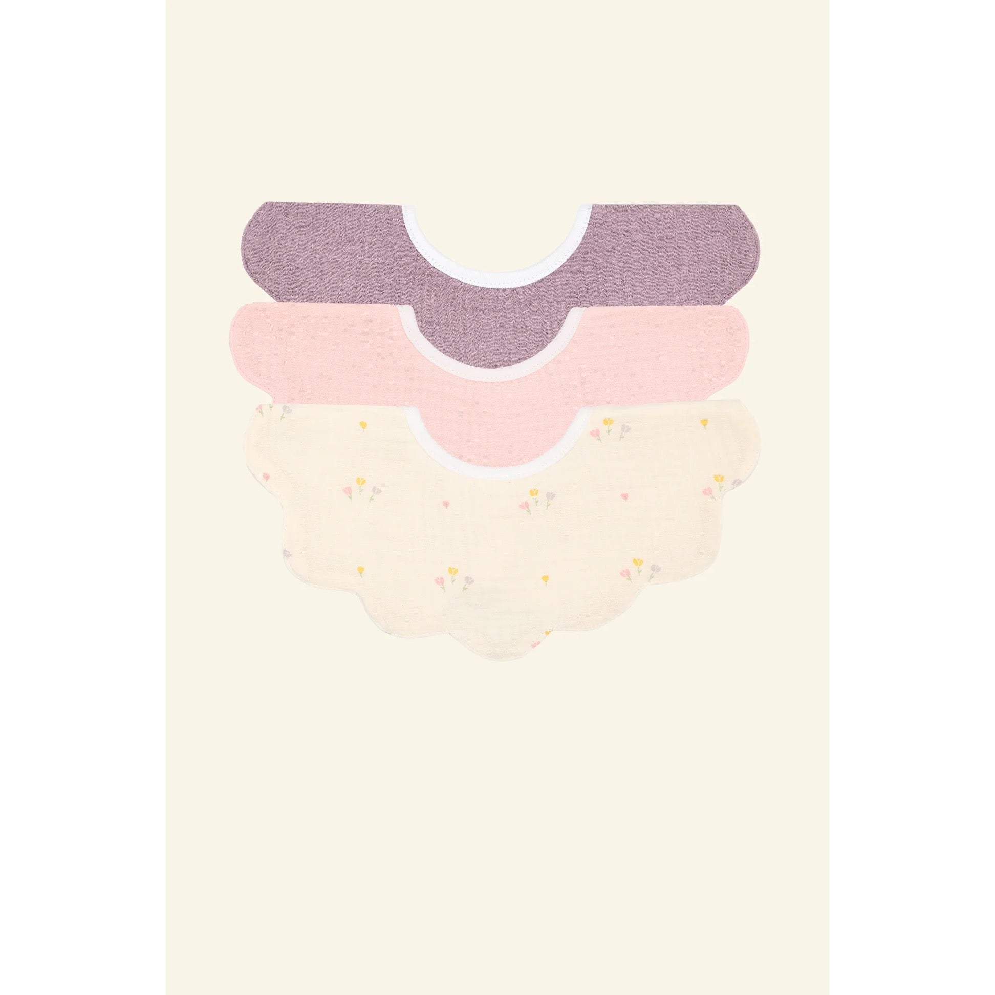 Soft Spot Soft Petal Bibs (Set of 3)