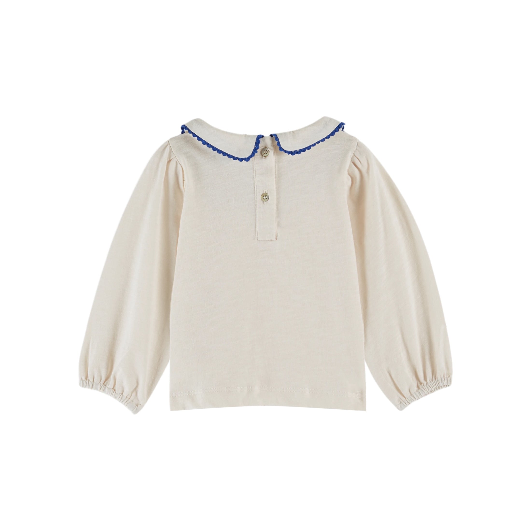 ORGANIC COTTON BOW-NECK T-SHIRT