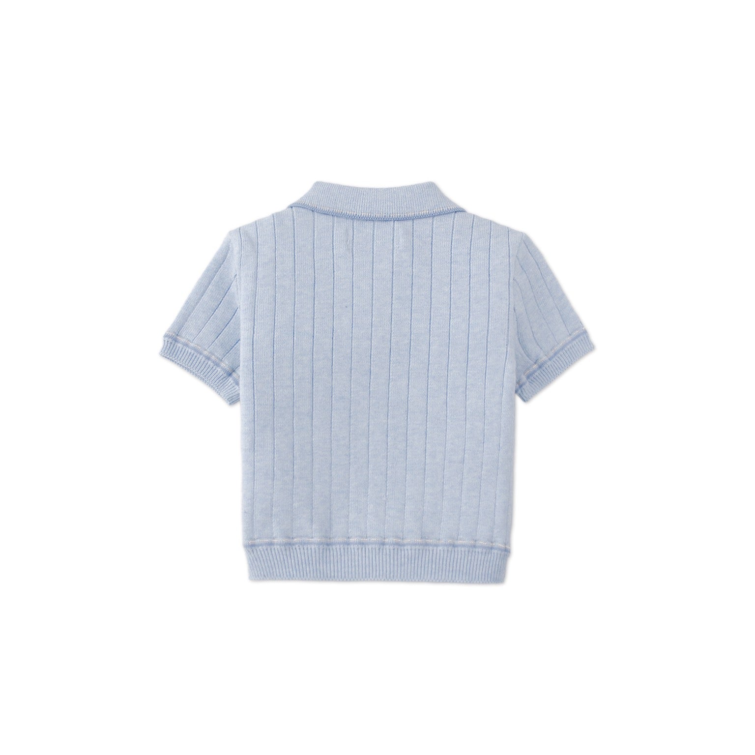 Baby Reiner Polo Shirt with Striped Tipping Accents