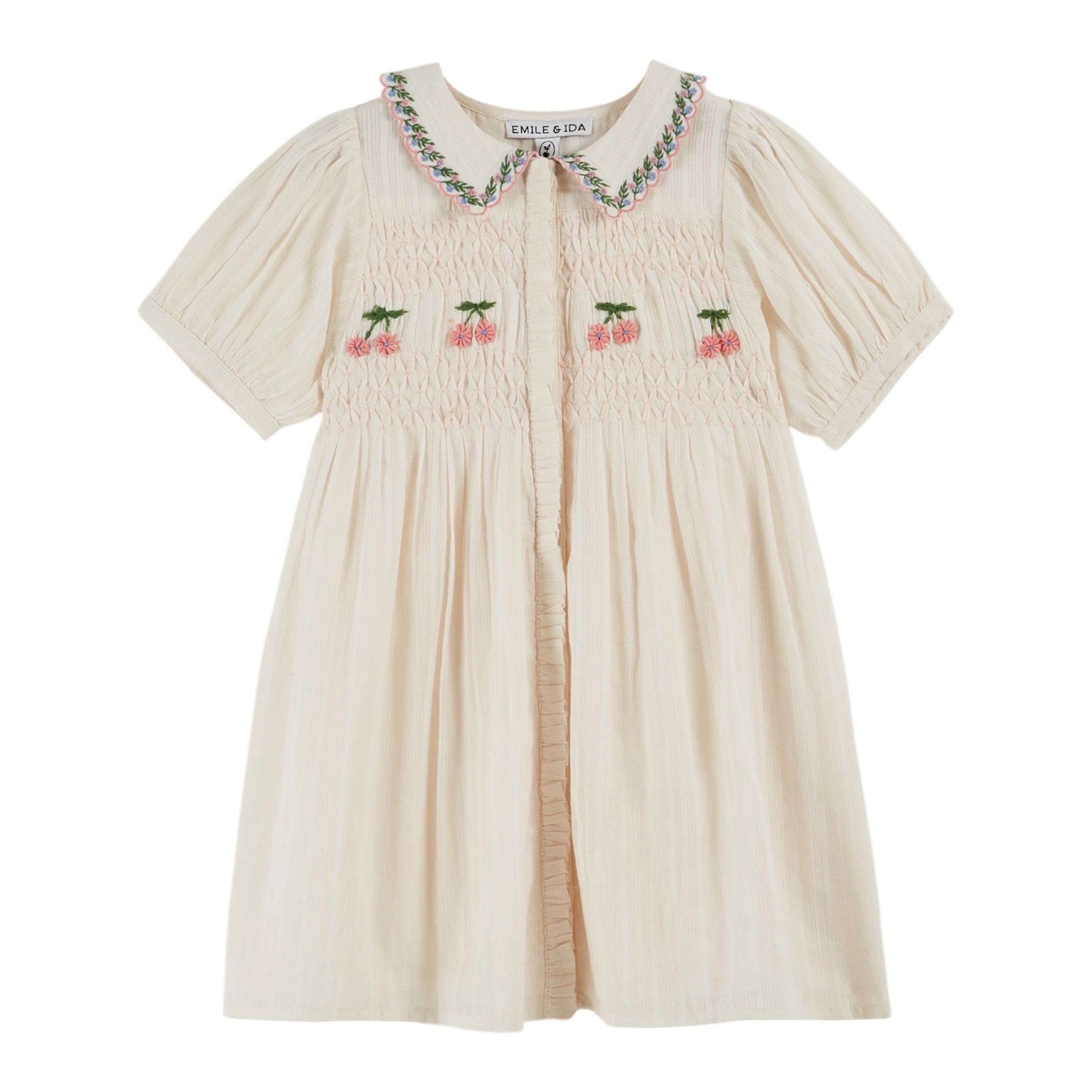HAND SMOCK EMBROIDERY DRESS