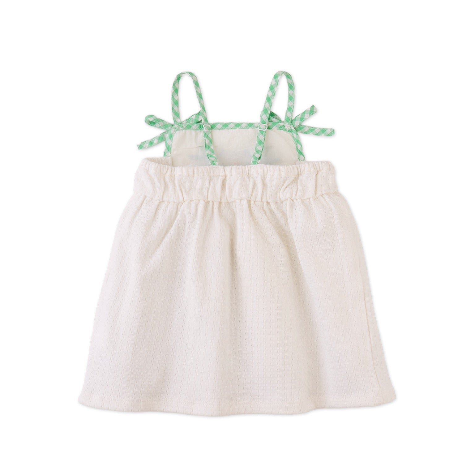 Baby Aviana Embroidered Dress with Straps and Bows