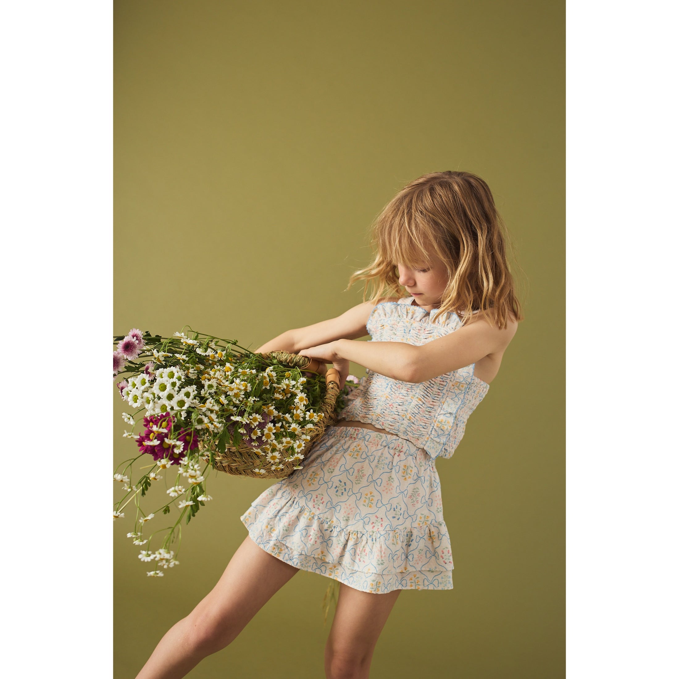 Gingersnaps Theresa Tiered Ruffle Skorts
