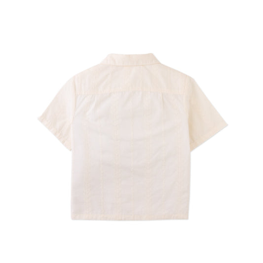 Armin Embroidered Camp Collar Shirt
