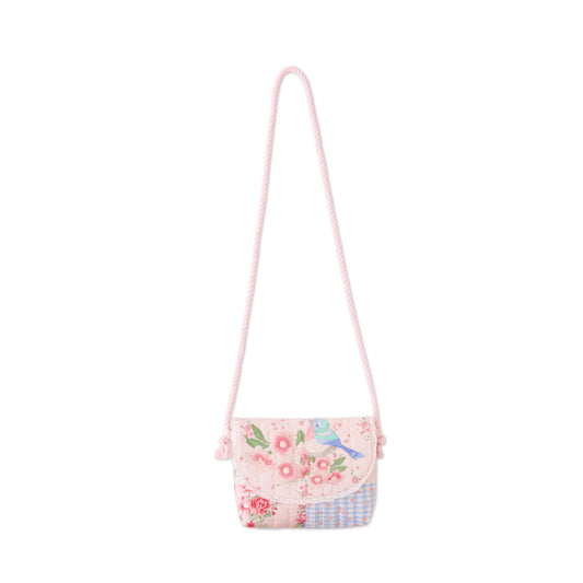 Kane Patchwork Sling Bag With Patch Embroidery