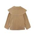 Gallery viewerに画像を読み込む, Gingersnaps Philippa Herringbone Cape Coat with Cross-Stitch Embroidery
