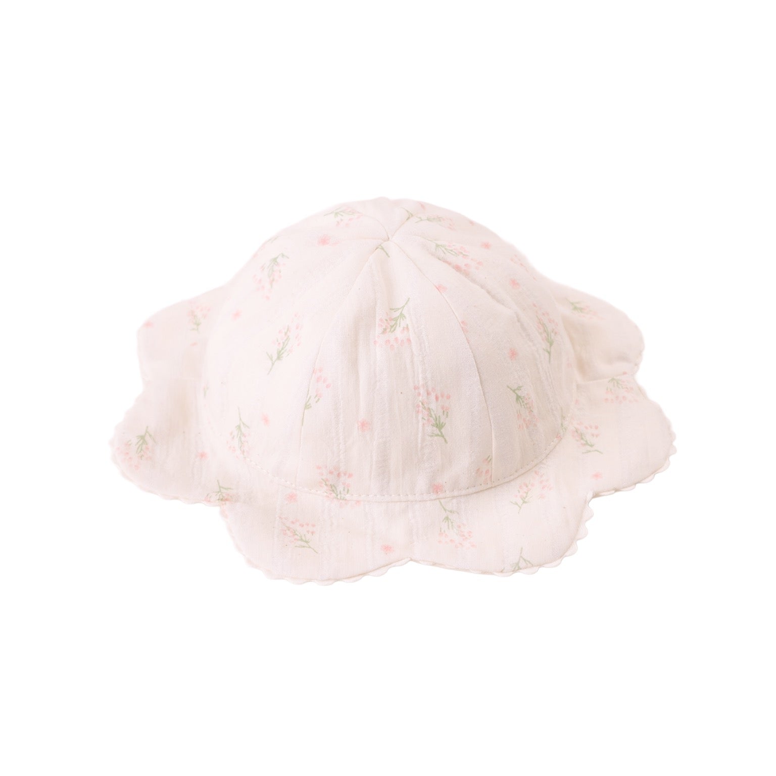Baby Rochelle Hat with Scallop Brim