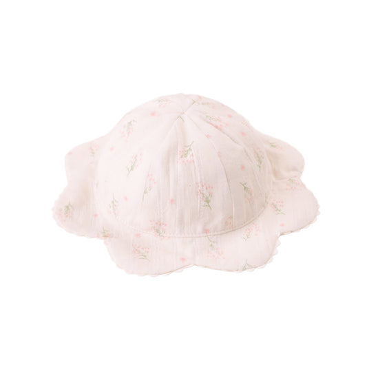 Baby Rochelle Hat with Scallop Brim
