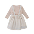 Gallery viewerに画像を読み込む, Gingersnaps Vera Cross-Stitch Embroidered Pinafore Dress and Inner Tee Set
