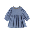 Gallery viewerに画像を読み込む, CHAMBRAY SMOCKED DRESS
