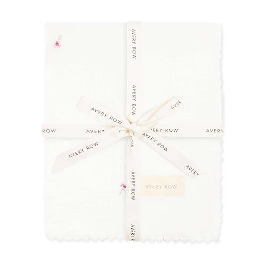 Embroidered Muslin Blanket