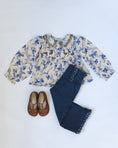 Gallery viewerに画像を読み込む, SMOCKED BLOUSE ORCHID BLUE
