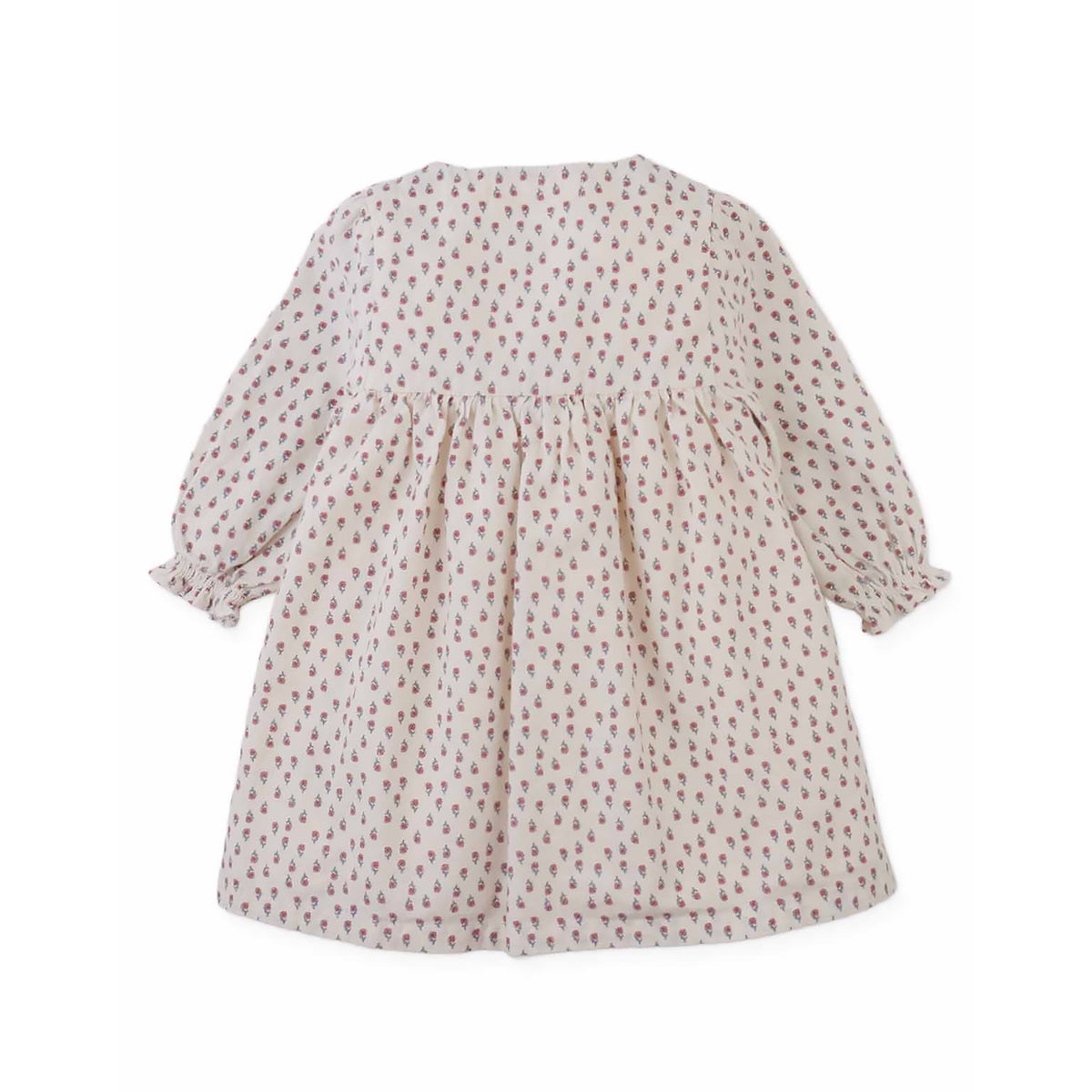Gingersnaps Myrtle Floral Printed Dress with Cross-Stitch Embroidery