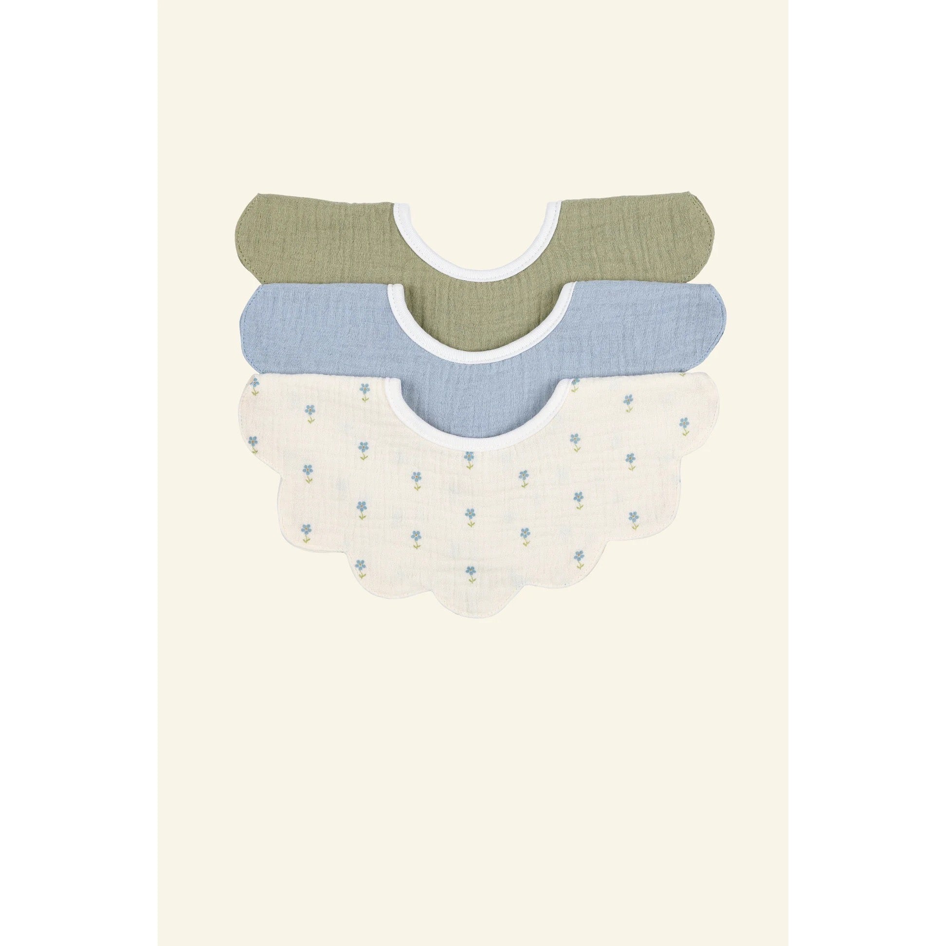 Soft Spot Soft Petal Bibs (Set of 3)