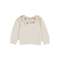 Gallery viewerに画像を読み込む, ORGANIC COTTON CROCHET-NECK SWEATSHIRT
