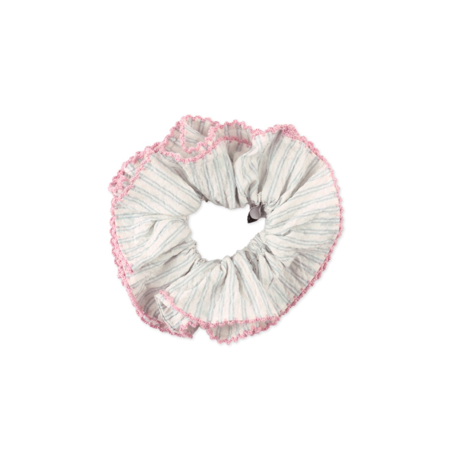 Rue Scrunchies With Picoting Edges