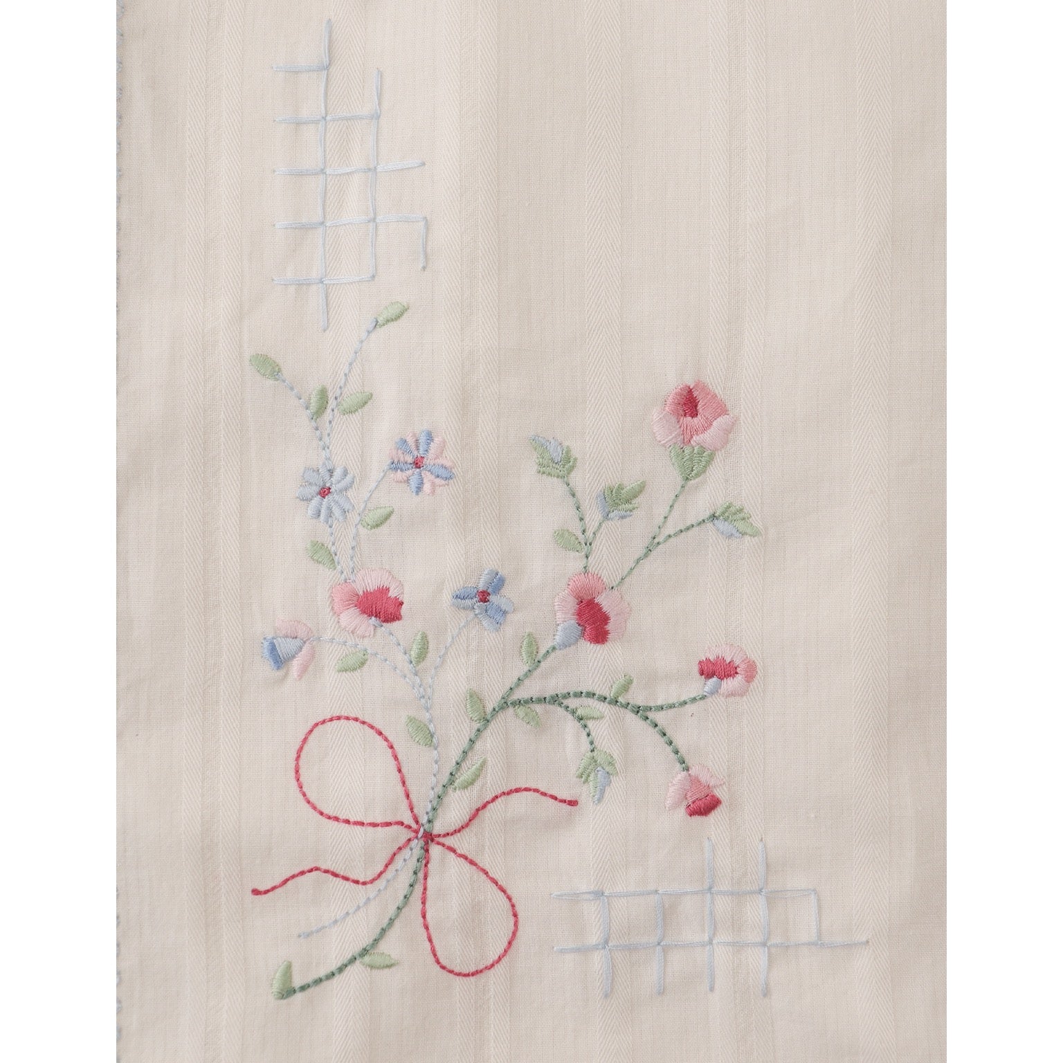 Alessia Cross-Stitch Embroidered Dress