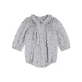 Gallery viewerに画像を読み込む, SMOCKED HEARTS GREY ROMPER
