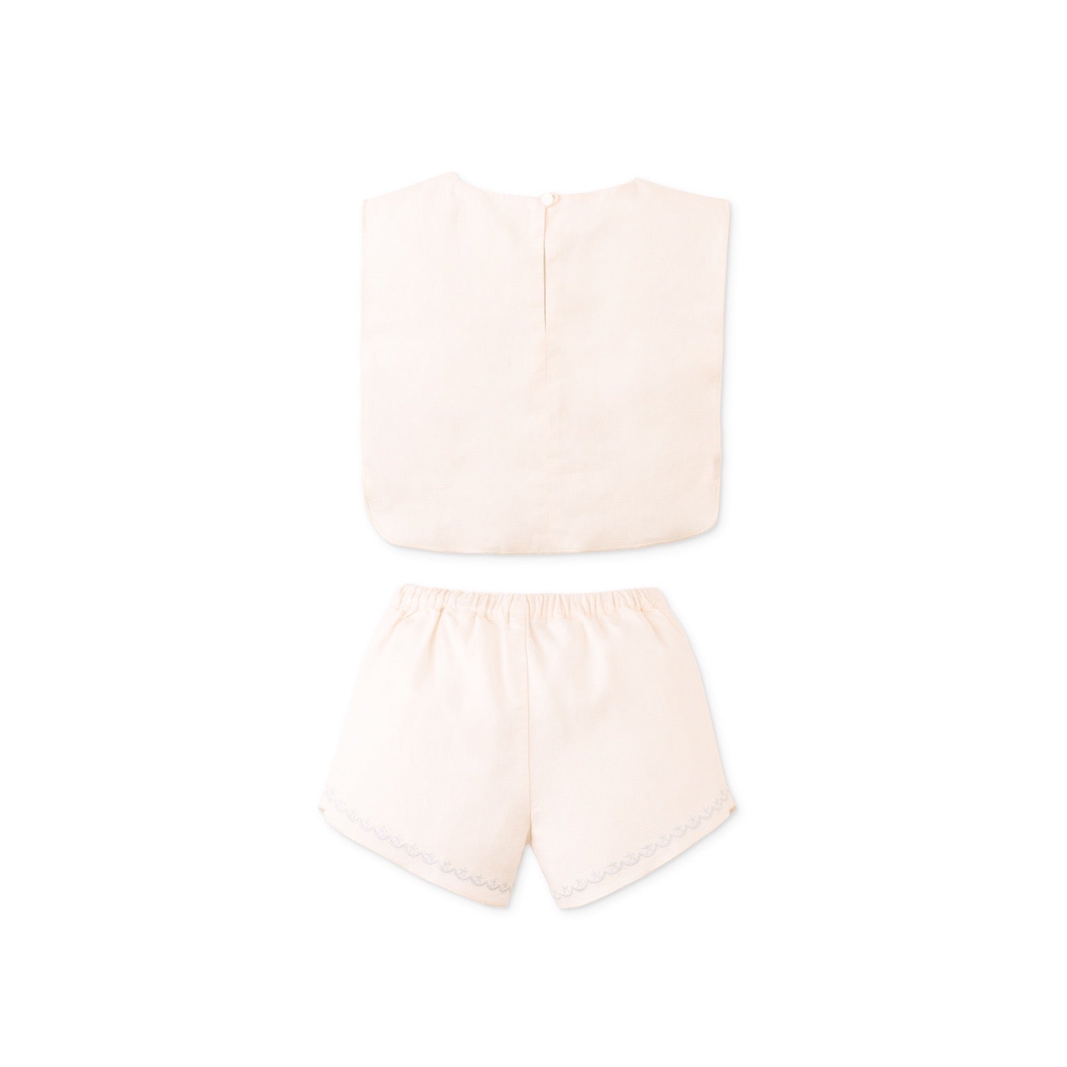 Baby Sharpay Embroidered Blouse & Shorts Set