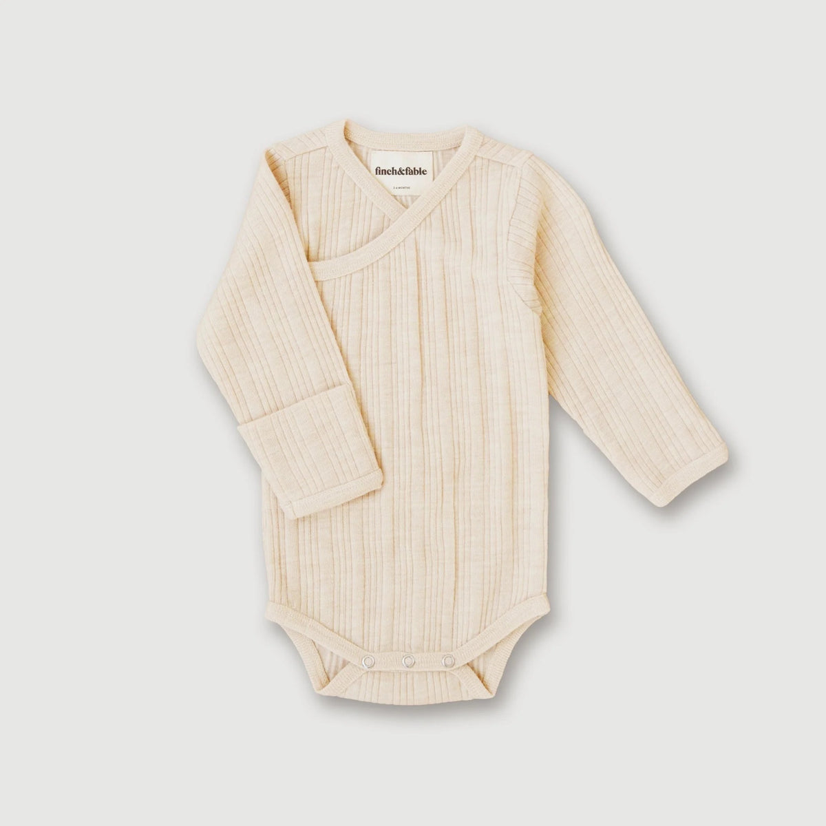 Finch & Fable Wool Rib L/S Bodysuit