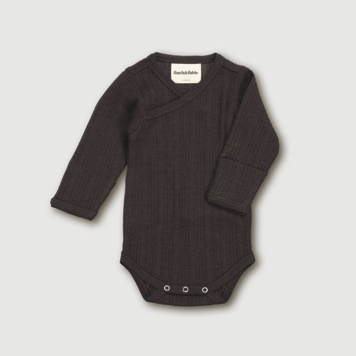 Finch & Fable Wool Rib L/S Bodysuit