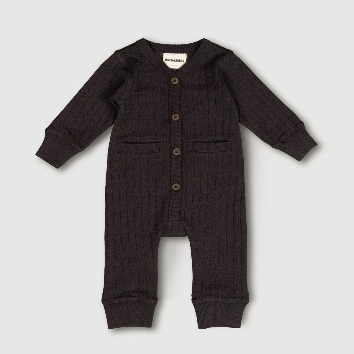 Finch & Fable Wool Rib Playsuit