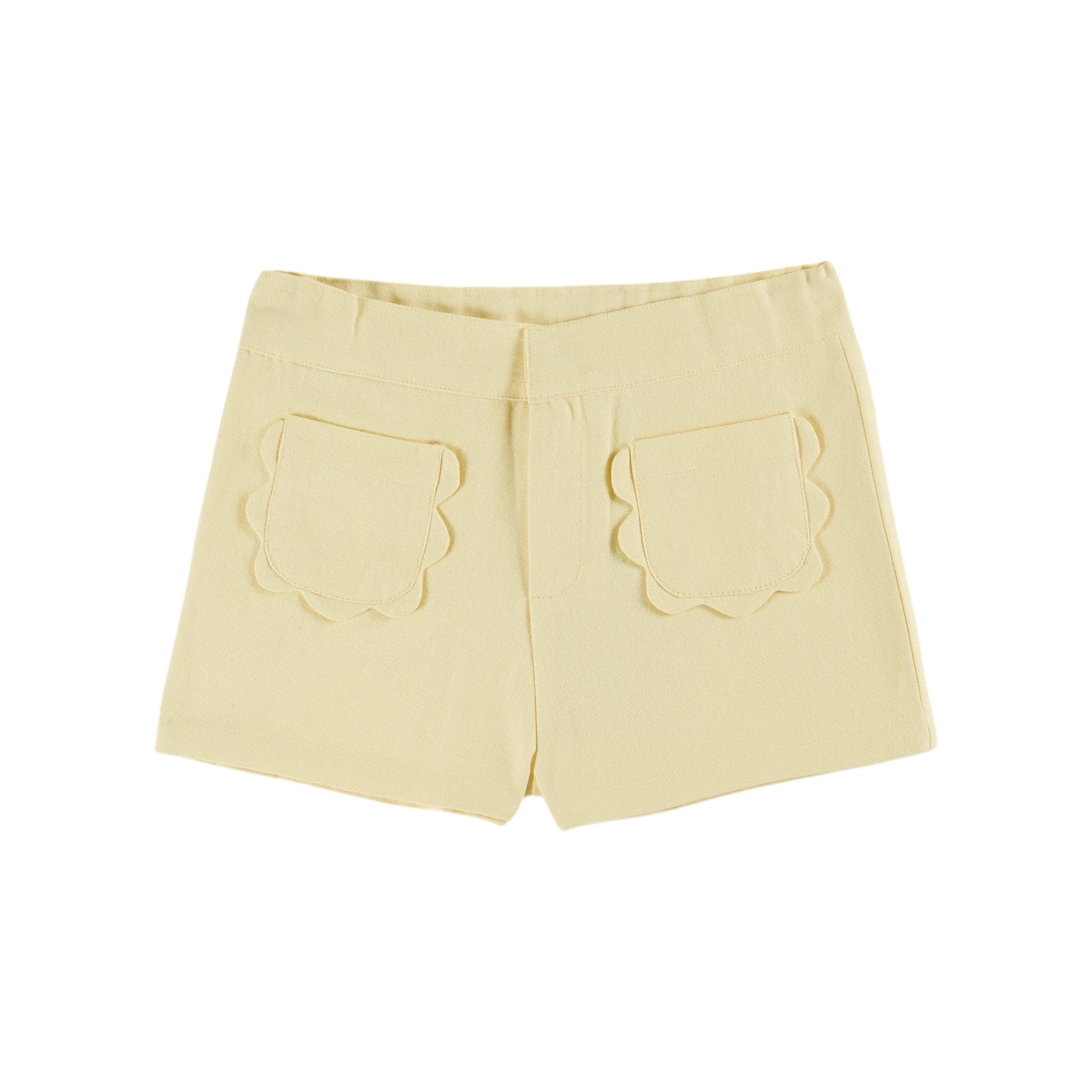 CANVAS FLOWER POCKET SHORT
