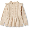 Gallery viewerに画像を読み込む, ALILLY PEPLUM PULLOVER
