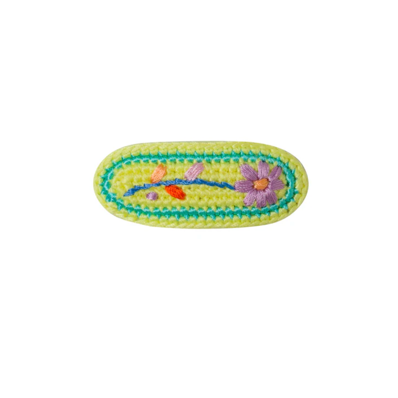Crochet Embroidered Hair Clip (1pc)