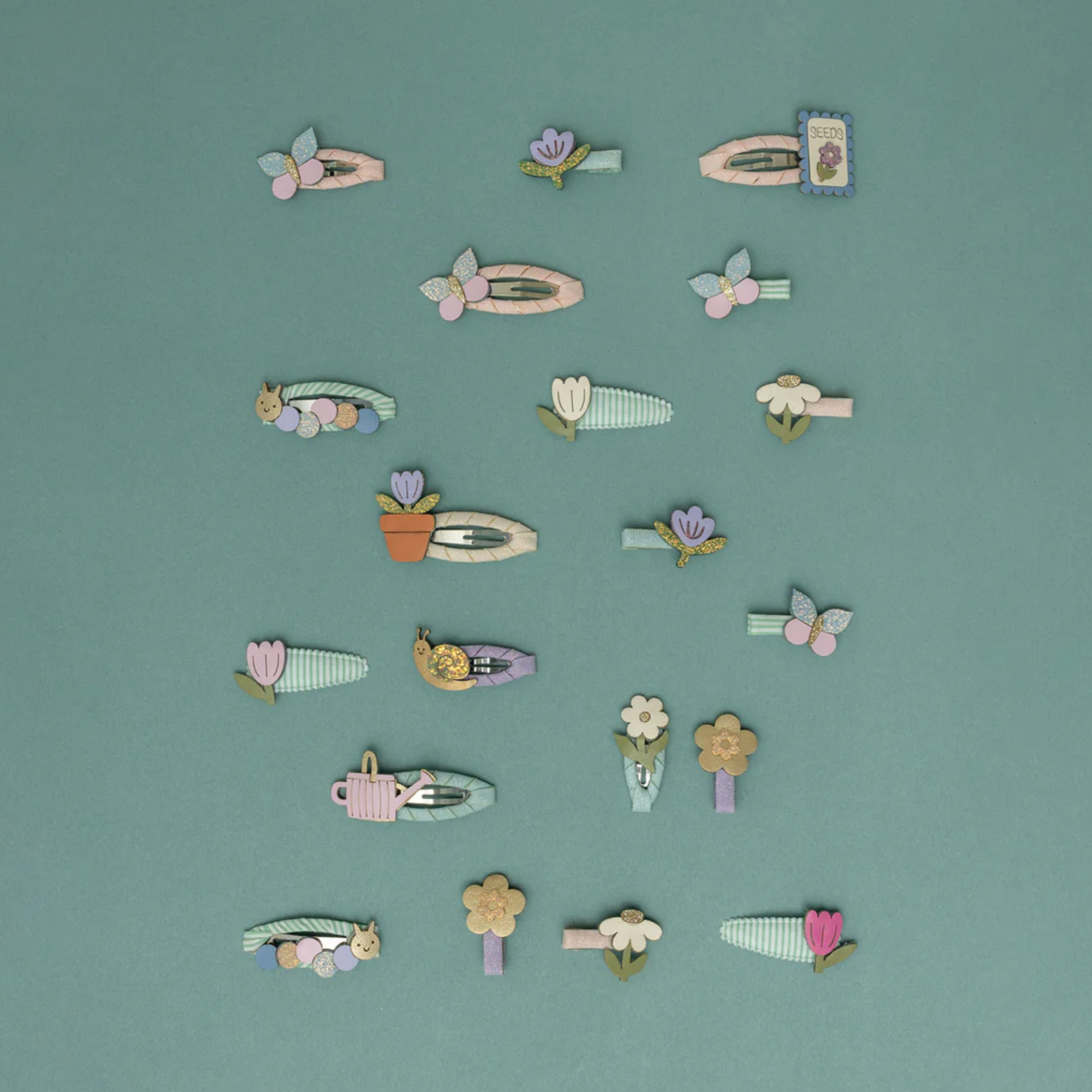 FLOWER GARDEN MINI CLIPS