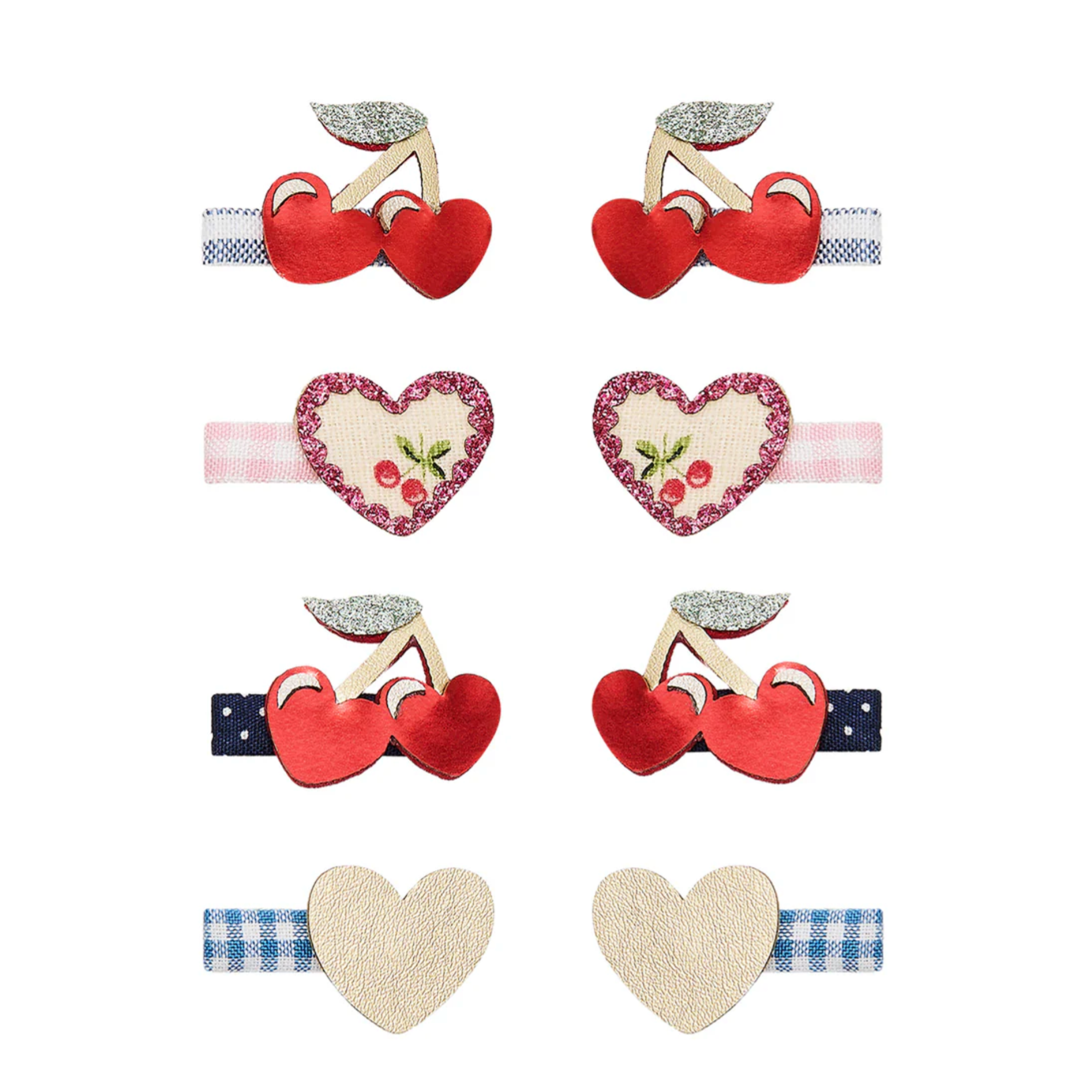 RED CHERRIES MINI CLIPS